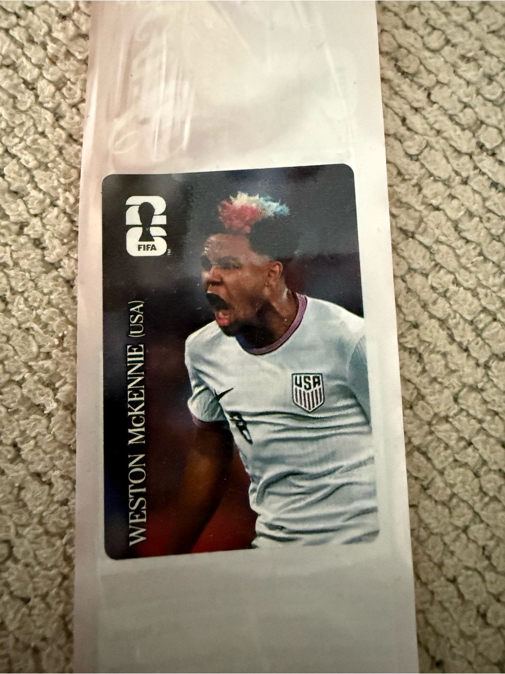 Sticker Album of the Fifa world cup 2026 - WESTON MCKENNIE (USA)